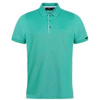 Daniel Springs 2-Tone Pique Halbarm Polo grün