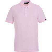 Daniel Springs 2-Tone Pique Halbarm Polo rosa