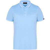 Daniel Springs Anti Odor Funktions Halbarm Polo hellblau