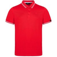 Daniel Springs Funktions Halbarm Polo rot