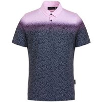 Daniel Springs Gradient Druck Funktions Halbarm Polo beere