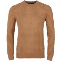 Daniel Springs Knit Sweater Structure Pullover Strick camel