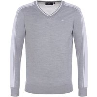 Daniel Springs Merino Extrafein Pullover Strick hellgrau melange