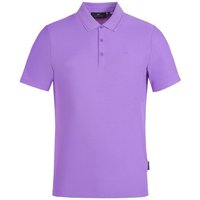 Daniel Springs Nylon Pique Halbarm Polo lila