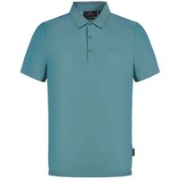 Daniel Springs Nylon Pique Halbarm Polo petrol