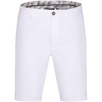 Daniel Springs REMO Nylon-Stretch Bermuda Hose weiß