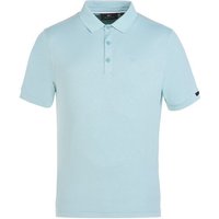 Daniel Springs Superlight Embossed Halbarm Polo hellgrün