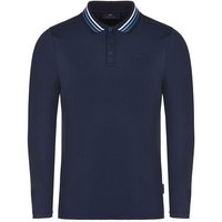 Daniel Springs Thermo Langarm Polo navy