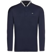 Daniel Springs Thermo Langarm Polo navy