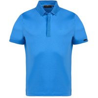 Daniel Springs polo Mercerisiert Halbarm Polo blau