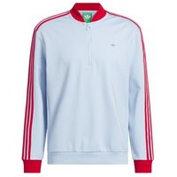 F 3 Str 1/4 Zip Stretch Midlayer hellblau