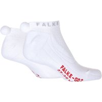 Falke GO2 PomPom Socklet weiß