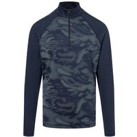 Fire and Ice PREMO4 Stretch Midlayer dunkelblau
