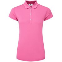 FootJoy Cap Sleeve Lisle Halbarm Polo pink