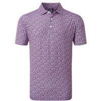 FootJoy Confetti Print Halbarm Polo lila