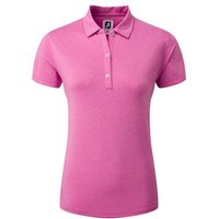 FootJoy Heather Self-Collar Halbarm Polo pink