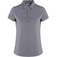 FootJoy Heather Self-Collar Halbarm Polo schwarz