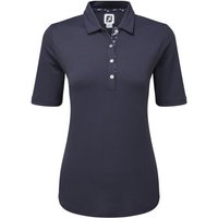 FootJoy SOLID Halbarm Polo navy