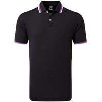 FootJoy Solid Halbarm Polo schwarz