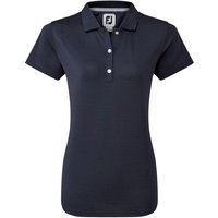 FootJoy Stretch Pique Solid Halbarm Polo navy