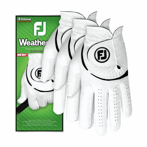 FootJoy WeatherSof Golfhandschuhe Herren 3er-Pack