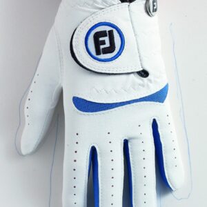 Footjoy Junior Handschuh weiß/blau