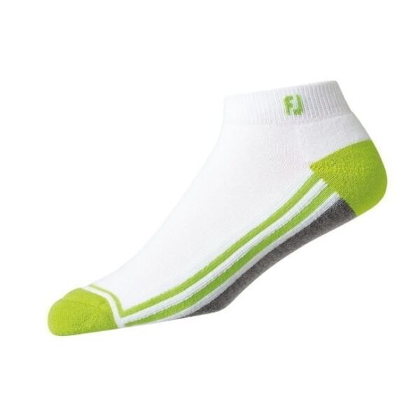 Footjoy ProDry Sport Fashion Socken Herren weiß/grau/lime