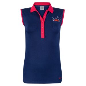 Girls Golf Mini Sunrise Sleeveless Polo Damen