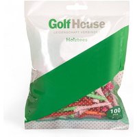 Golf House Holztees 2.1/8" 100er bunt