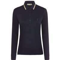 Golfino FLIGHTED BY STYLE POLO Langarm Polo navy