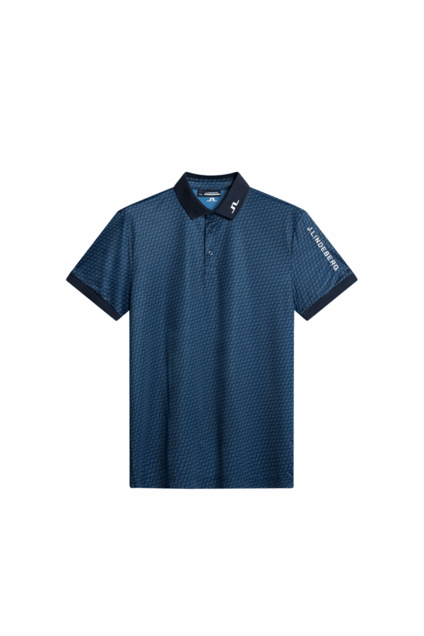 J.Lindeberg Tour Tech Print Polo Herren