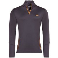 J.Lindeberg Aerial Quarter Zip Stretch Midlayer anthrazit