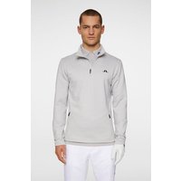 J.Lindeberg Aerial Quater Zip Stretch Midlayer grau