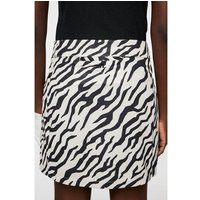 J.Lindeberg Amelie Mid Print Skirt kurz Skort schwarz