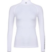 J.Lindeberg Asa Soft Compression Top Mock Unterzieher weiß