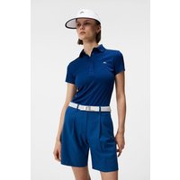 J.Lindeberg Cassie Halbarm Polo blau