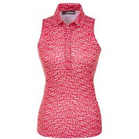 J.Lindeberg Dena Print ohne Arm Polo pink