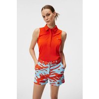 J.Lindeberg Dena Sleeveless Top ohne Arm Polo orange