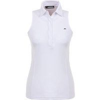 J.Lindeberg Dena Sleeveless Top ohne Arm Polo weiß