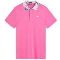 J.Lindeberg Glen Regular Fit Halbarm Polo pink