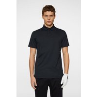 J.Lindeberg JL PRO Halbarm Polo schwarz