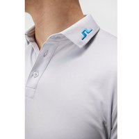 J.Lindeberg KV Regular Fit Halbarm Polo hellgrau