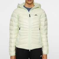 J.Lindeberg Lara Light Down Hood Daunen Jacke hellgrün