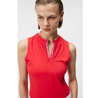 J.Lindeberg Leya ohne Arm Polo rot