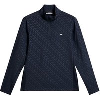 J.Lindeberg Luke Deboss Stretch Midlayer navy