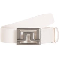 J.Lindeberg SLATER 40 PRO LEATHER BELT Gürtel weiß