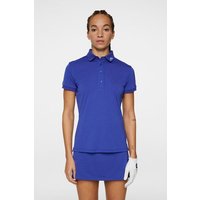 J.Lindeberg Tour Tech Halbarm Polo blau