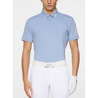 J.Lindeberg Tour Tech Halbarm Polo denim