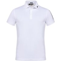 J.Lindeberg Tour Tech Reg Fit Golf Halbarm Polo weiß