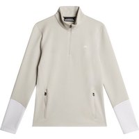 J.Lindeberg W Aerial Quarter Zip Stretch Midlayer offwhite